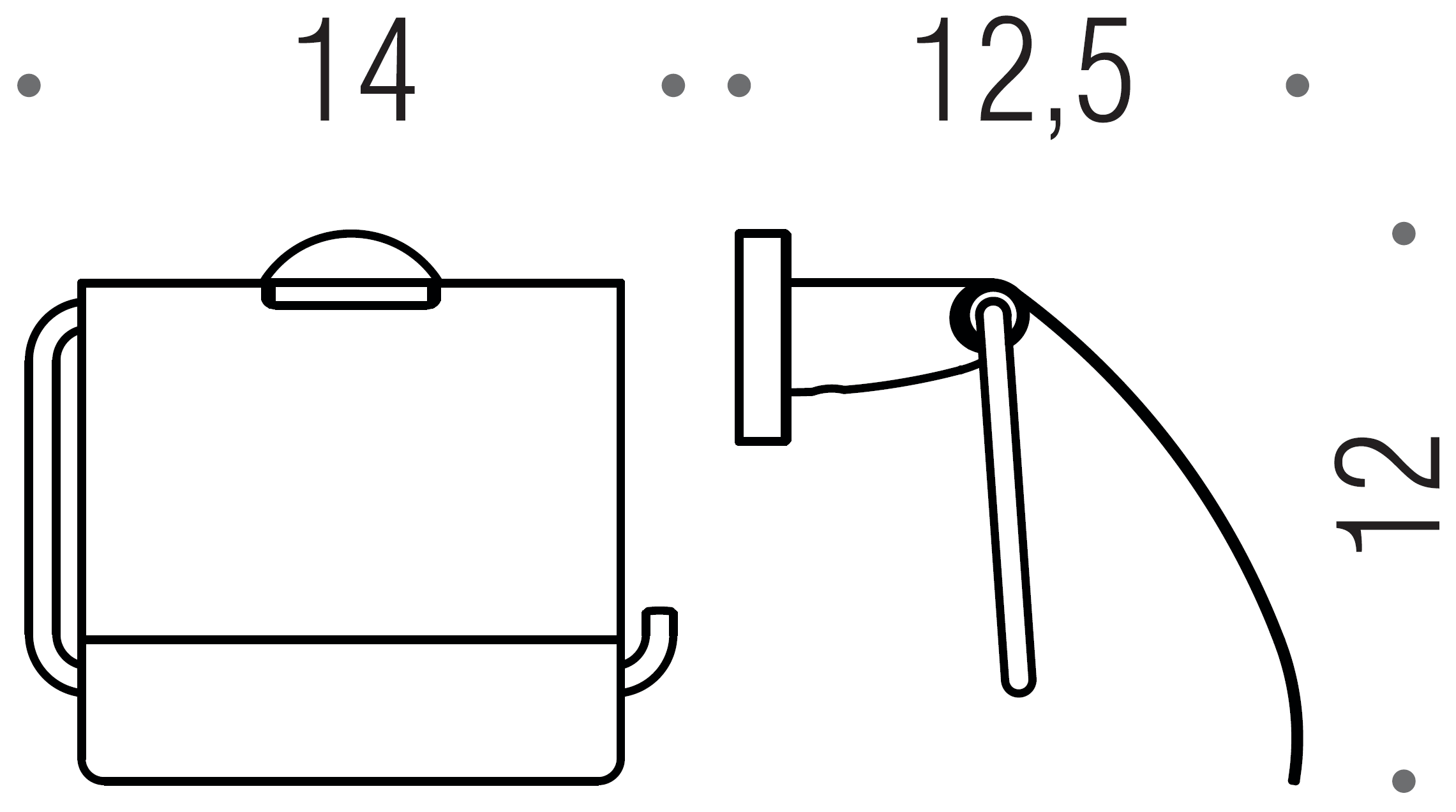 Colombo Basic B2791 Держатель туалетной бумаги с крышкой