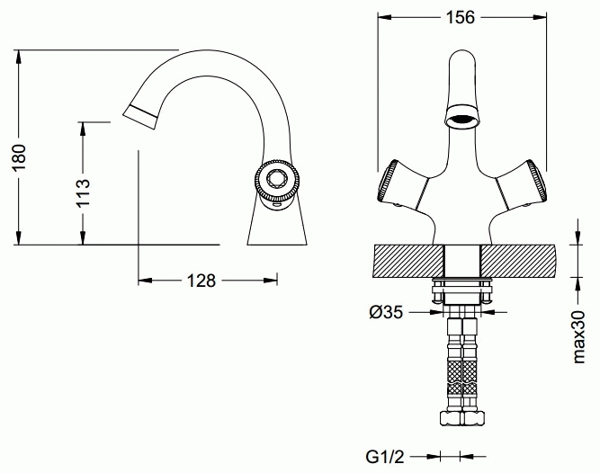 Schein Superior 8066003 Смеситель для раковины (хром)