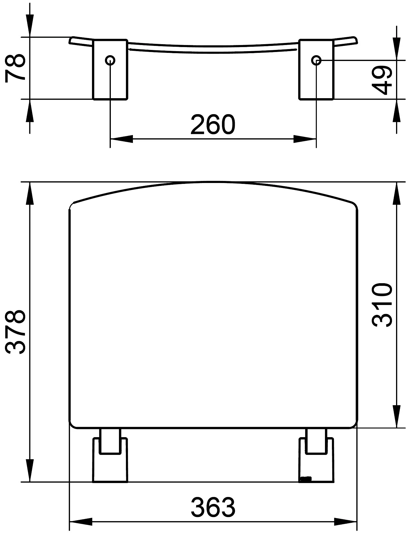 KEUCO Plan 14980 010051 Сиденье для душа (белый)