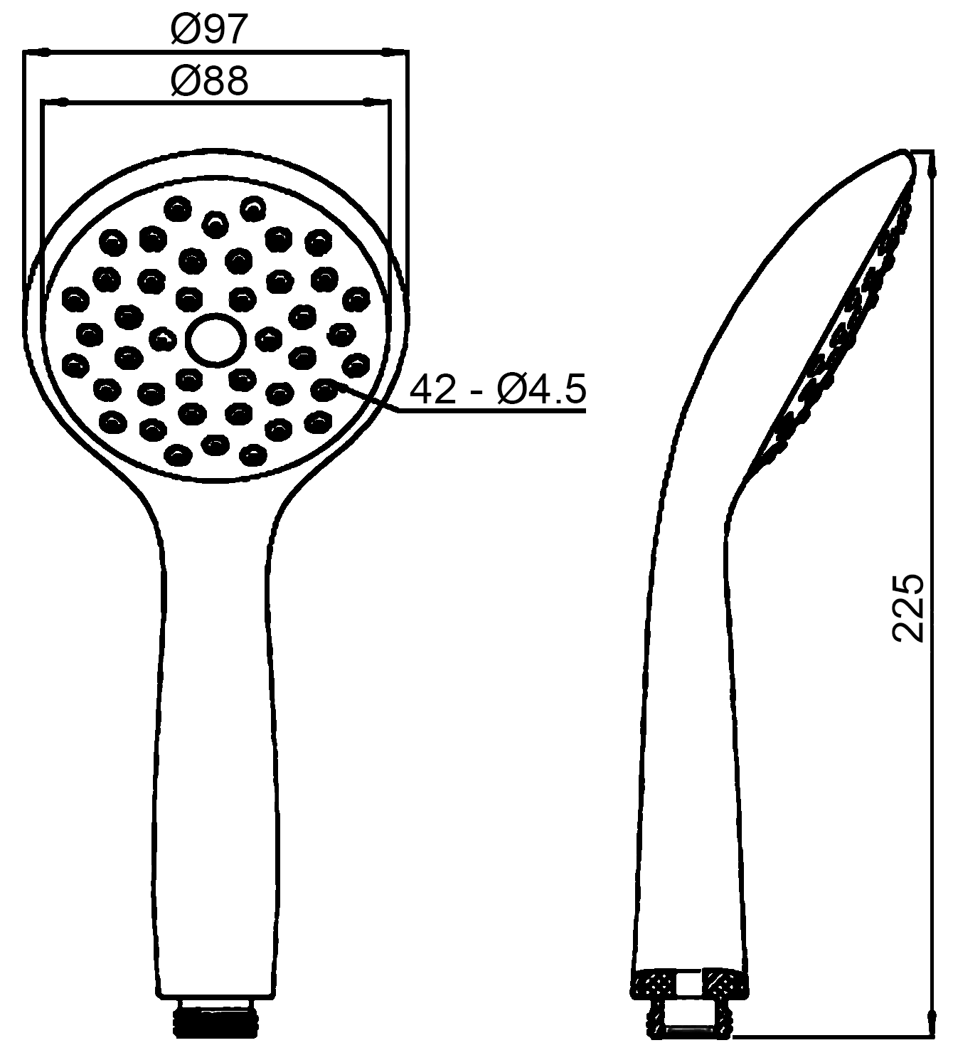 Mofem Bridge 175-0004-00 Ручной душ (1 режим)