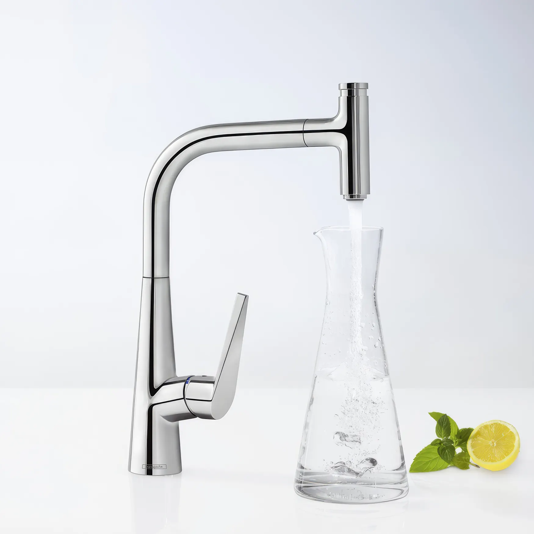 Hansgrohe Talis Select 72821 000 Смеситель кухонный с выдвижным изливом