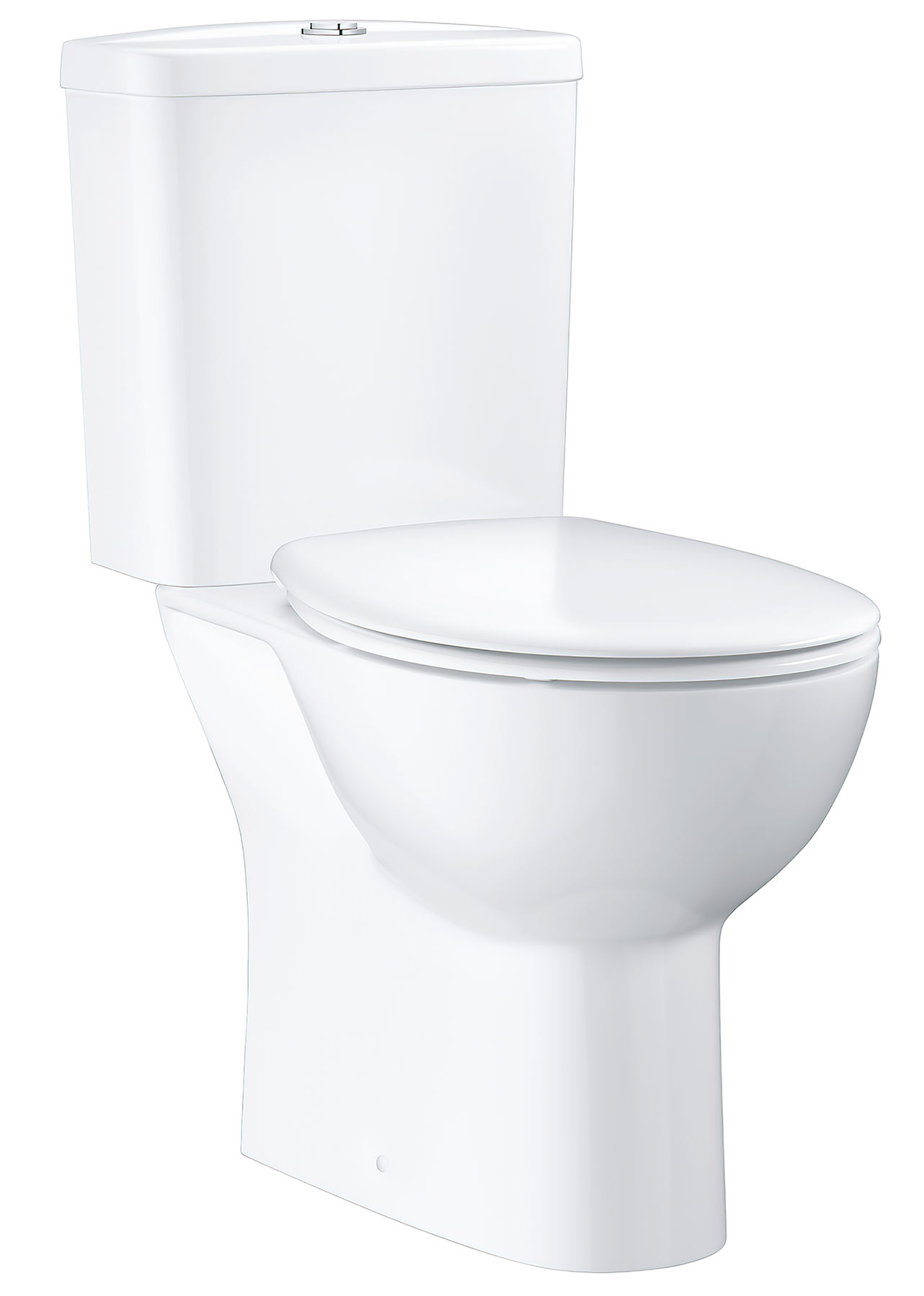 Grohe Bau Ceramic 39428/39436/39493 Унитаз-компакт с сиденьем SoftClose (горизонтальный выпуск)