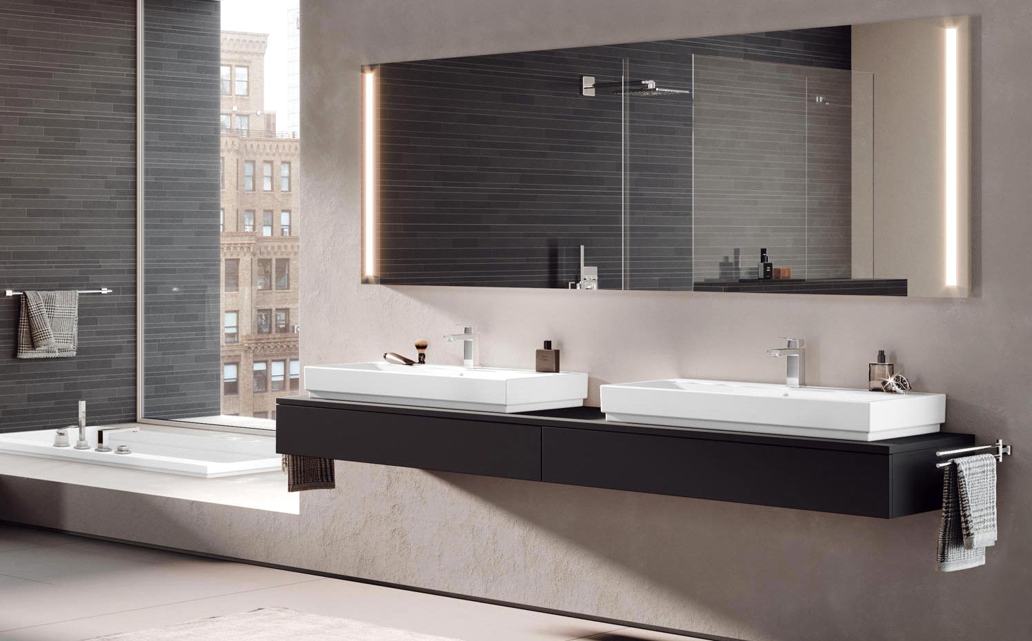 Grohe Cube Ceramic 39475 00H Раковина свободностоящая 1000x490