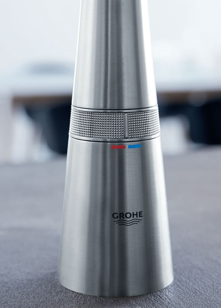 Grohe Zedra SmartControl 31593 DC2 Смеситель кухонный (суперсталь)