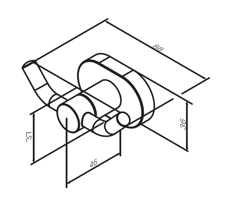 AM·PM Sense A7435600 Крючок двойной