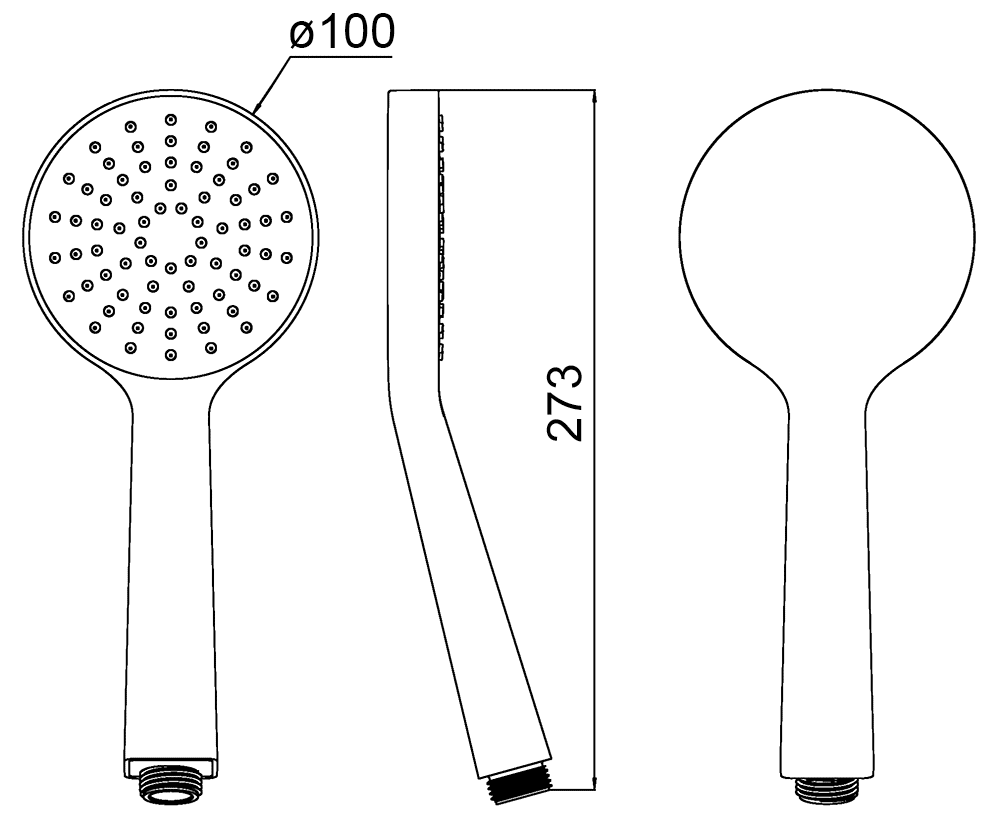 Ravak Flat S 960.00 X07P343 Ручной душ (1 режим)