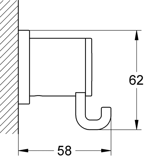 Grohe Allure 40284 000 Крючок