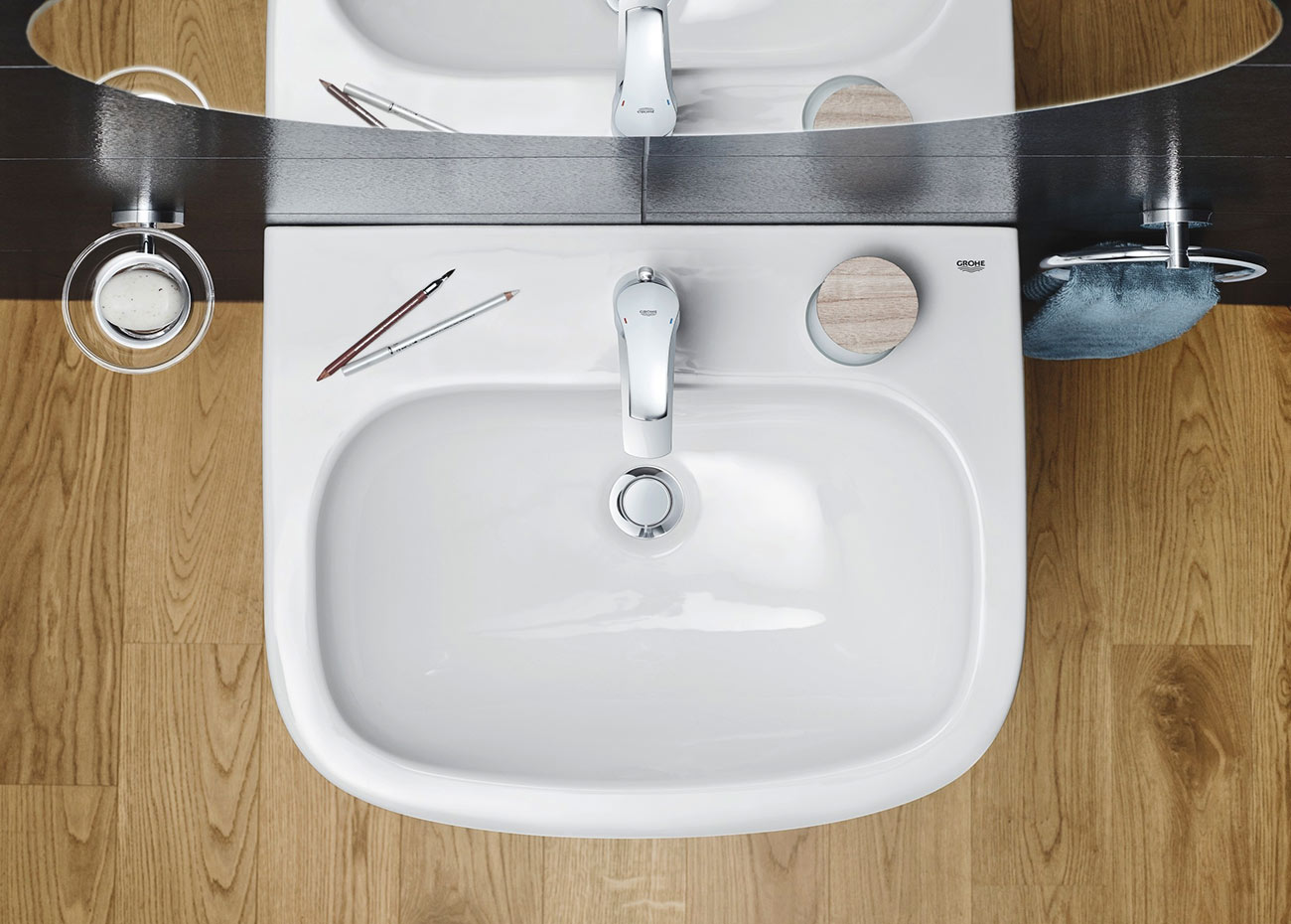 Grohe Euro Ceramic 39335 000 Раковина 595x482