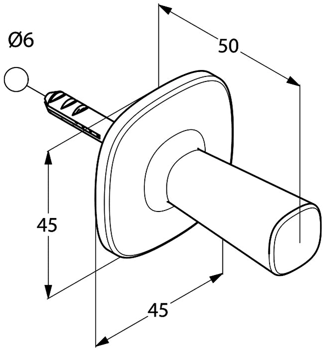 Kludi Ambienta 5398405 Крючок