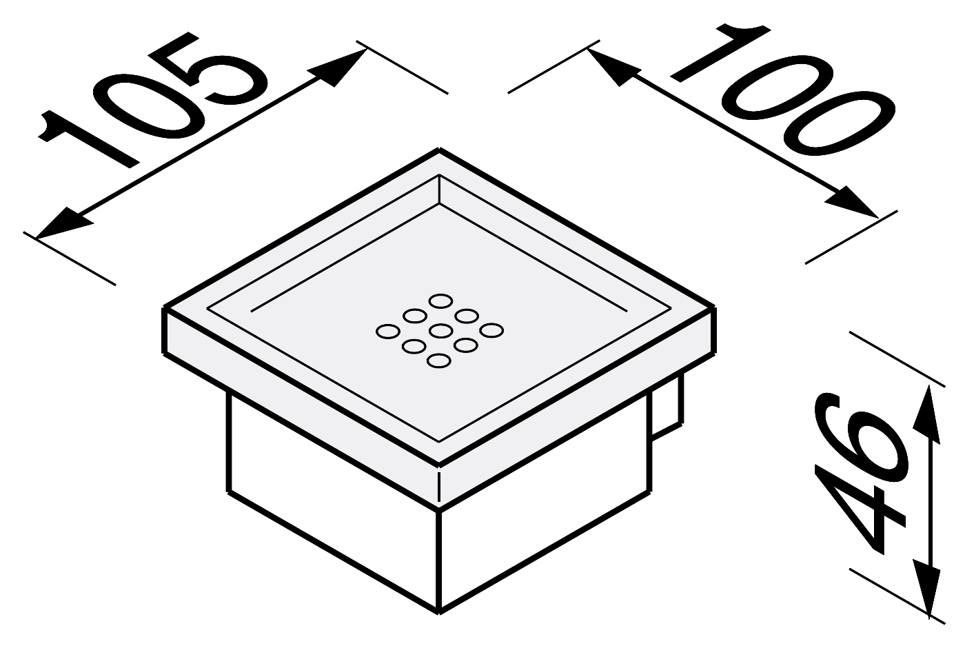 Geesa Modern Art 913503-02  Мыльница настенная (стекло)