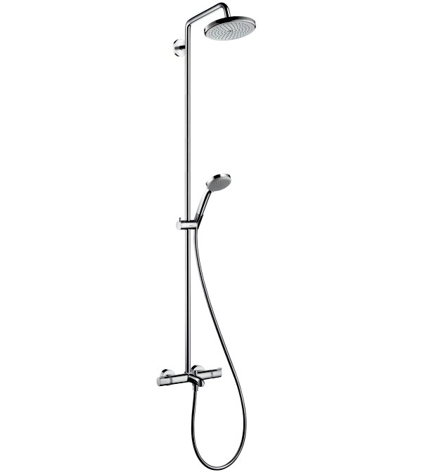 Hansgrohe Croma 220 Showerpipe 27223 000  Душевая система для ванны (верхний душ Ø220 мм)