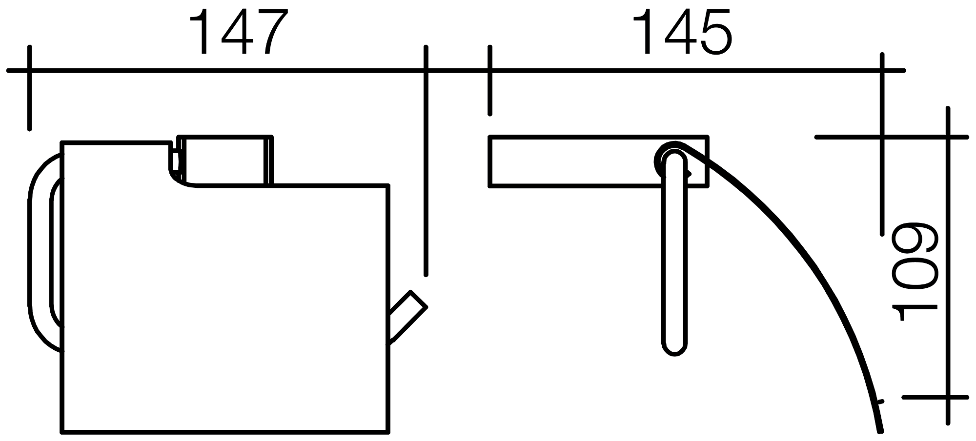 Schein Swing 326B1 Держатель туалетной бумаги с крышкой