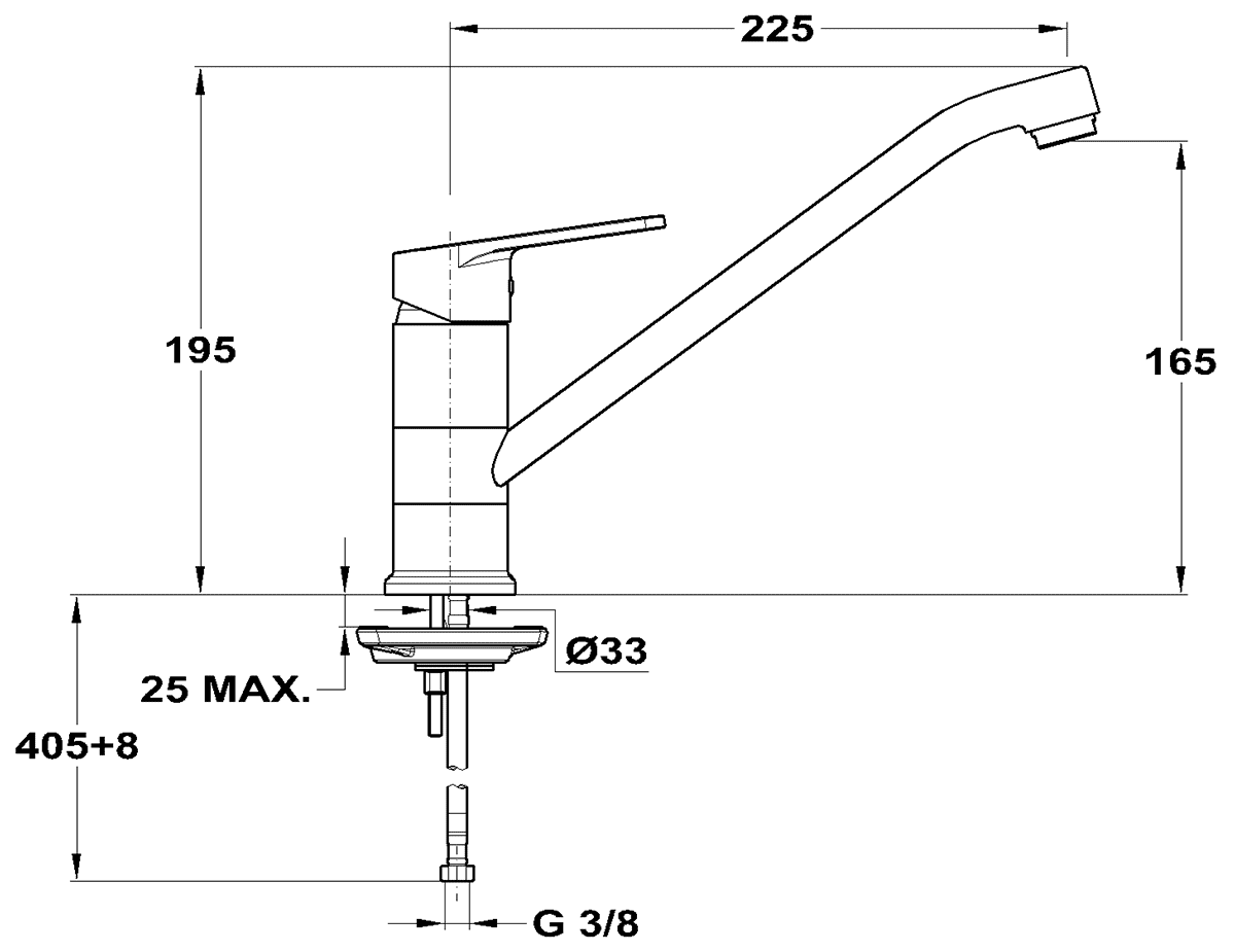 Mofem Zenit 152-1963-00 Смеситель кухонный