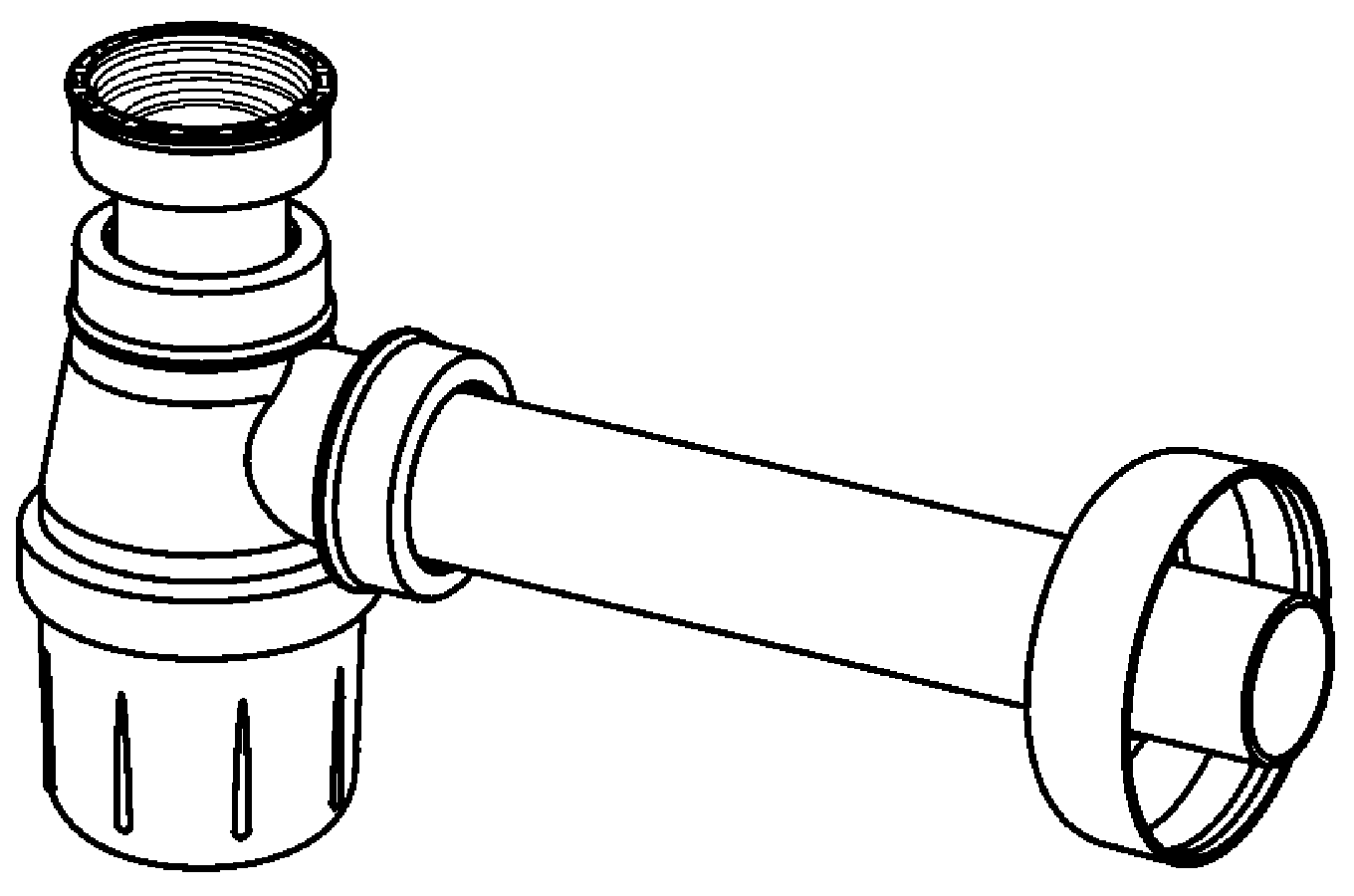 Viega 108694 Сифон 1-1/4"х32 пластиковый с отводом (5725)