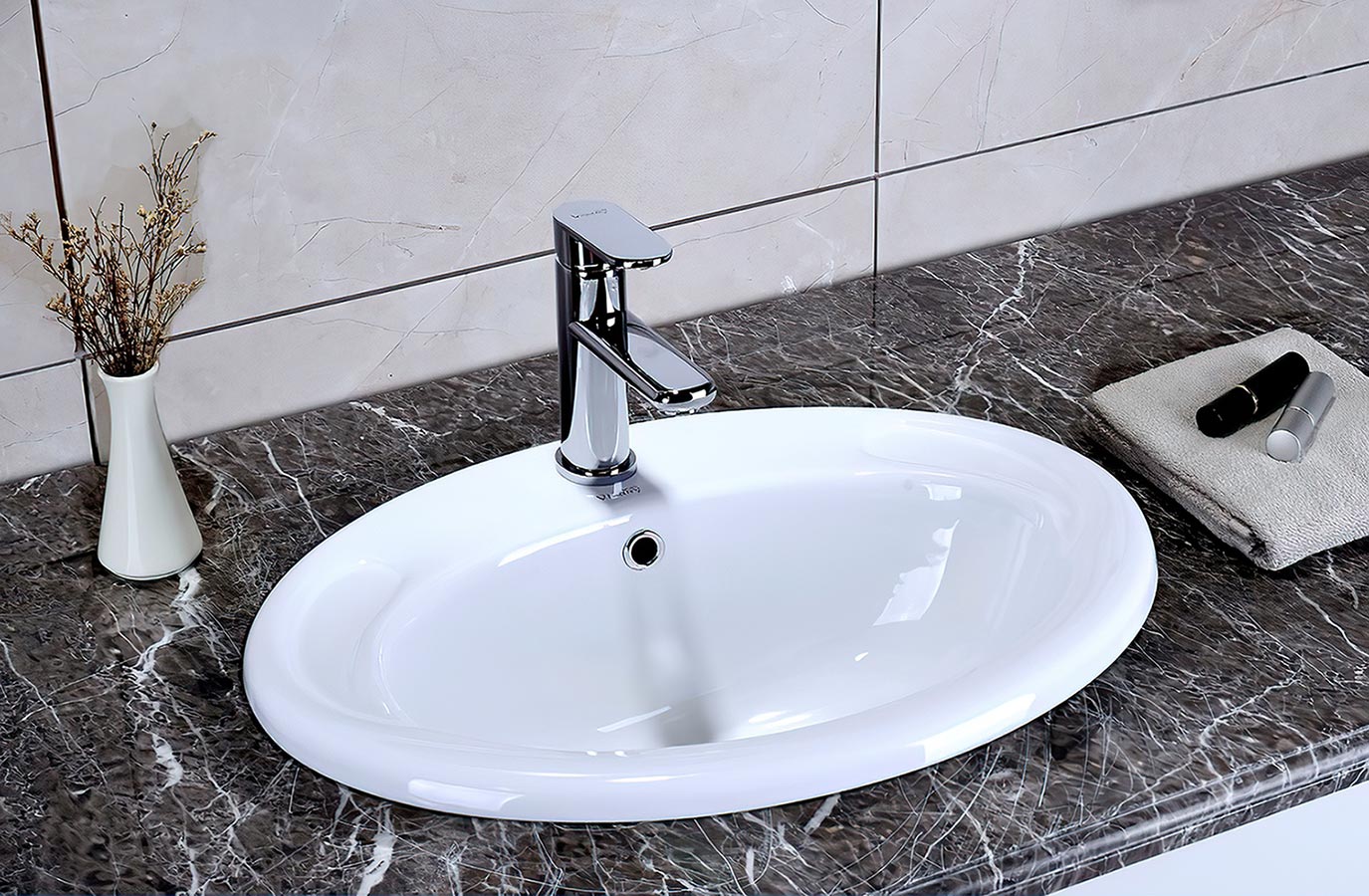 CeramaLux 3172 Встраиваемая раковина 580x444