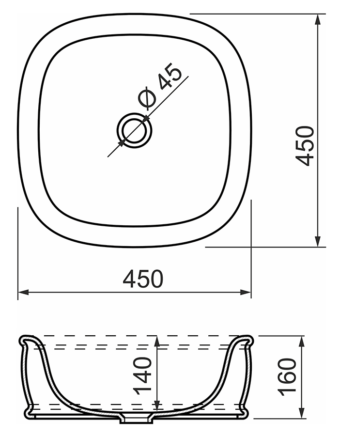 ArtCeram Azuley AZL001.01.00  Свободностоящая раковина 450x450