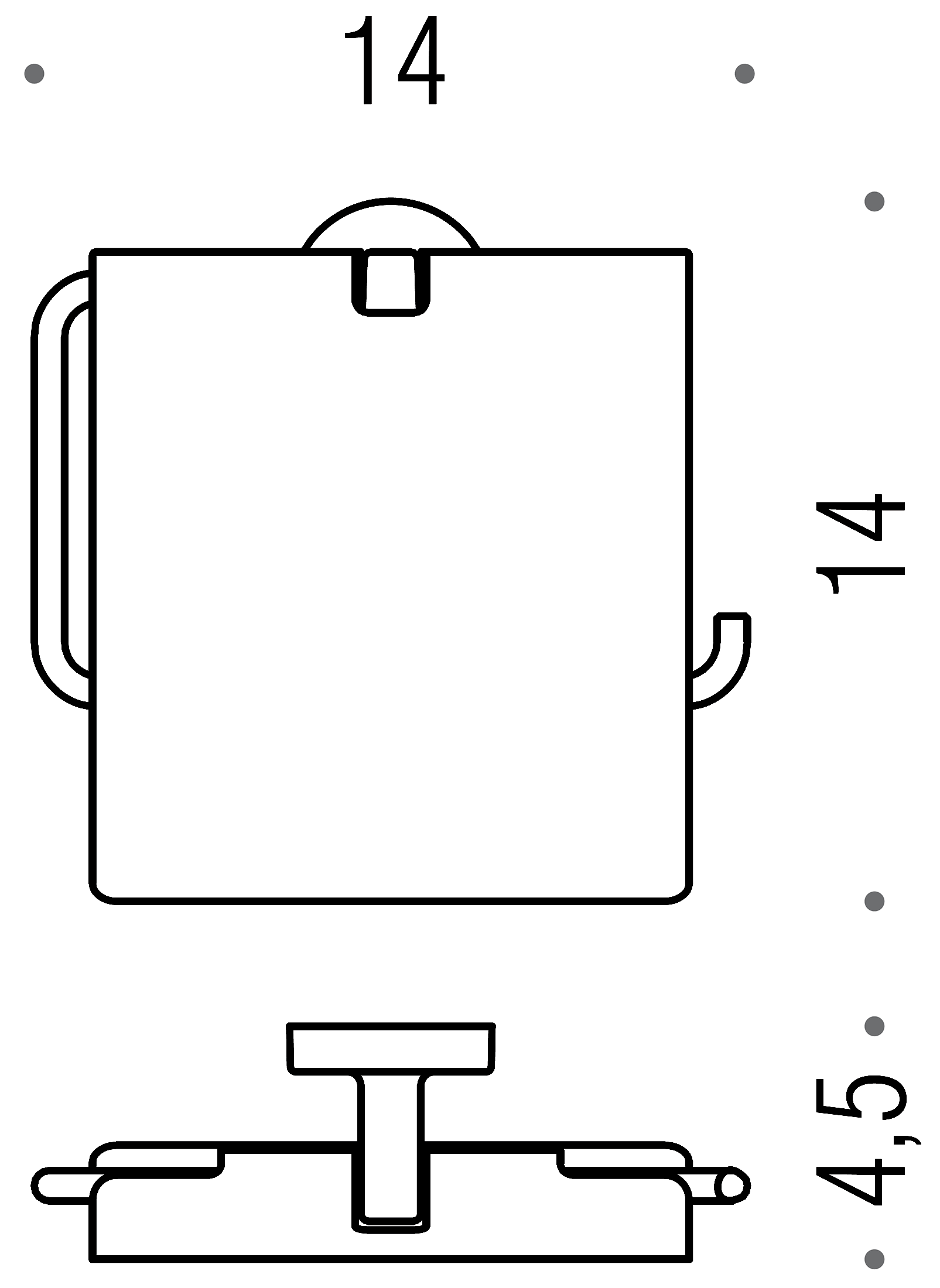 Colombo Nordic B5291 Держатель туалетной бумаги с крышкой