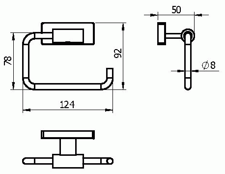 Langberger Alster 10943B Держатель туалетной бумаги