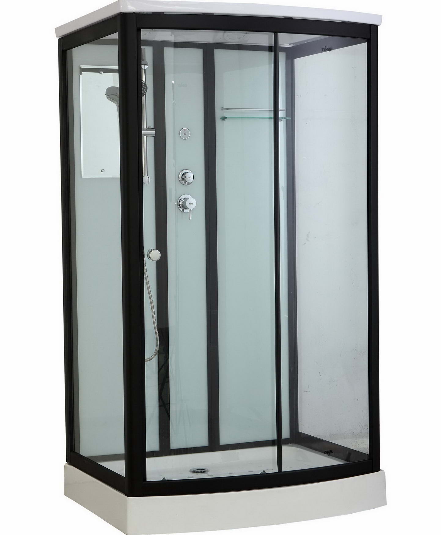 Timo Standart T-6615 Black Душевая кабина 120x90x220