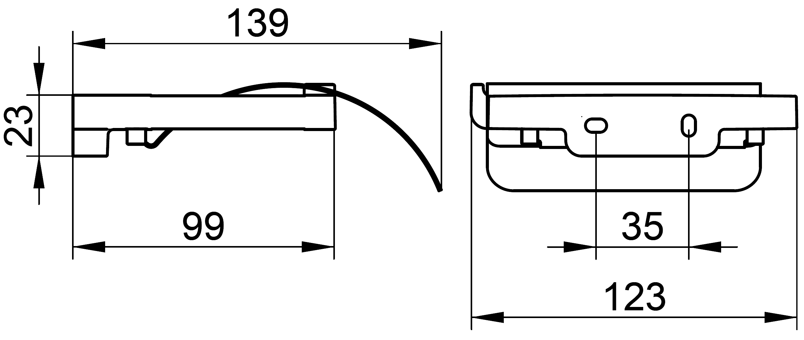 KEUCO Moll 12760 010000 Держатель туалетной бумаги с крышкой