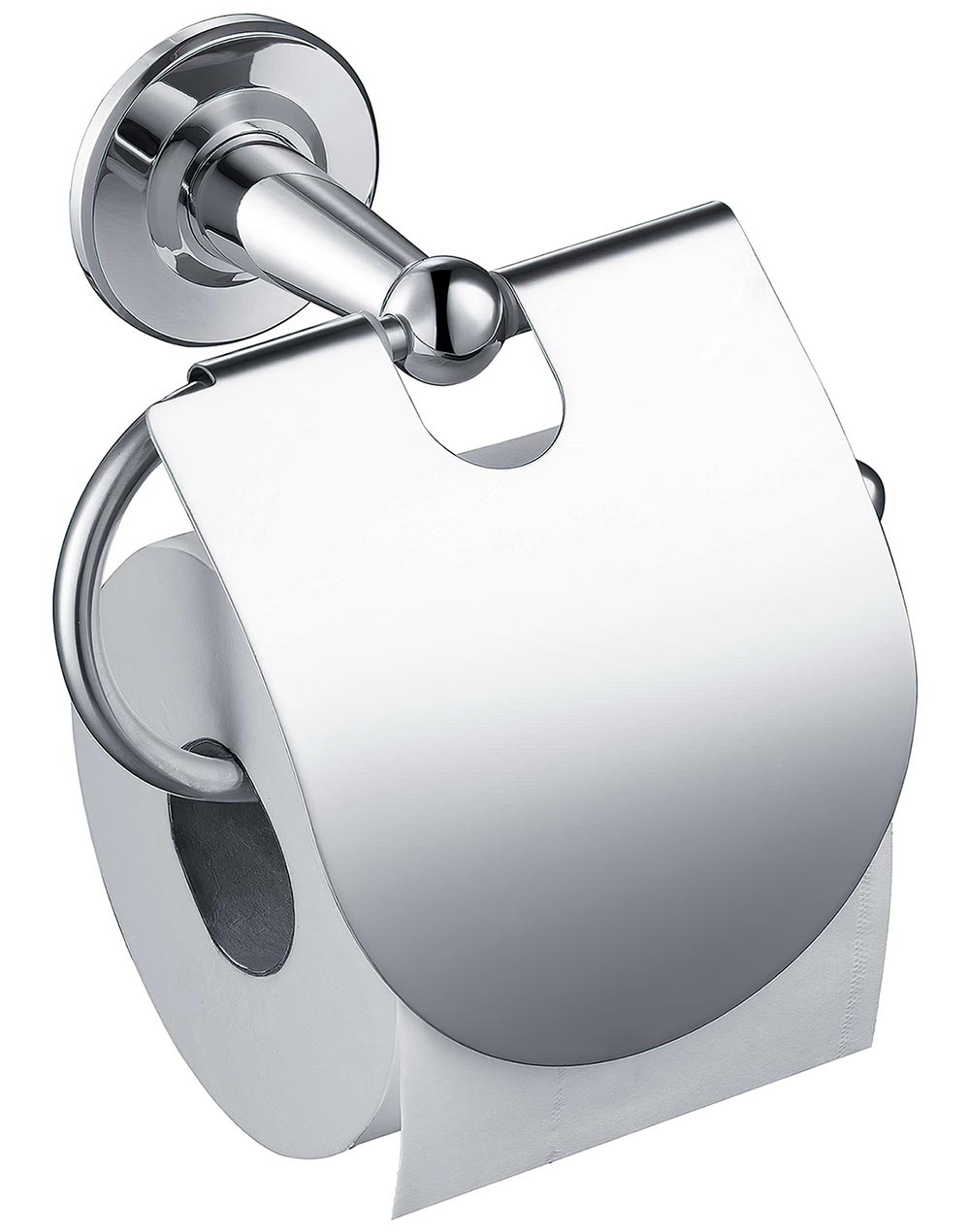 Timo Nelson 150042/00 Держатель туалетной бумаги с крышкой (хром)