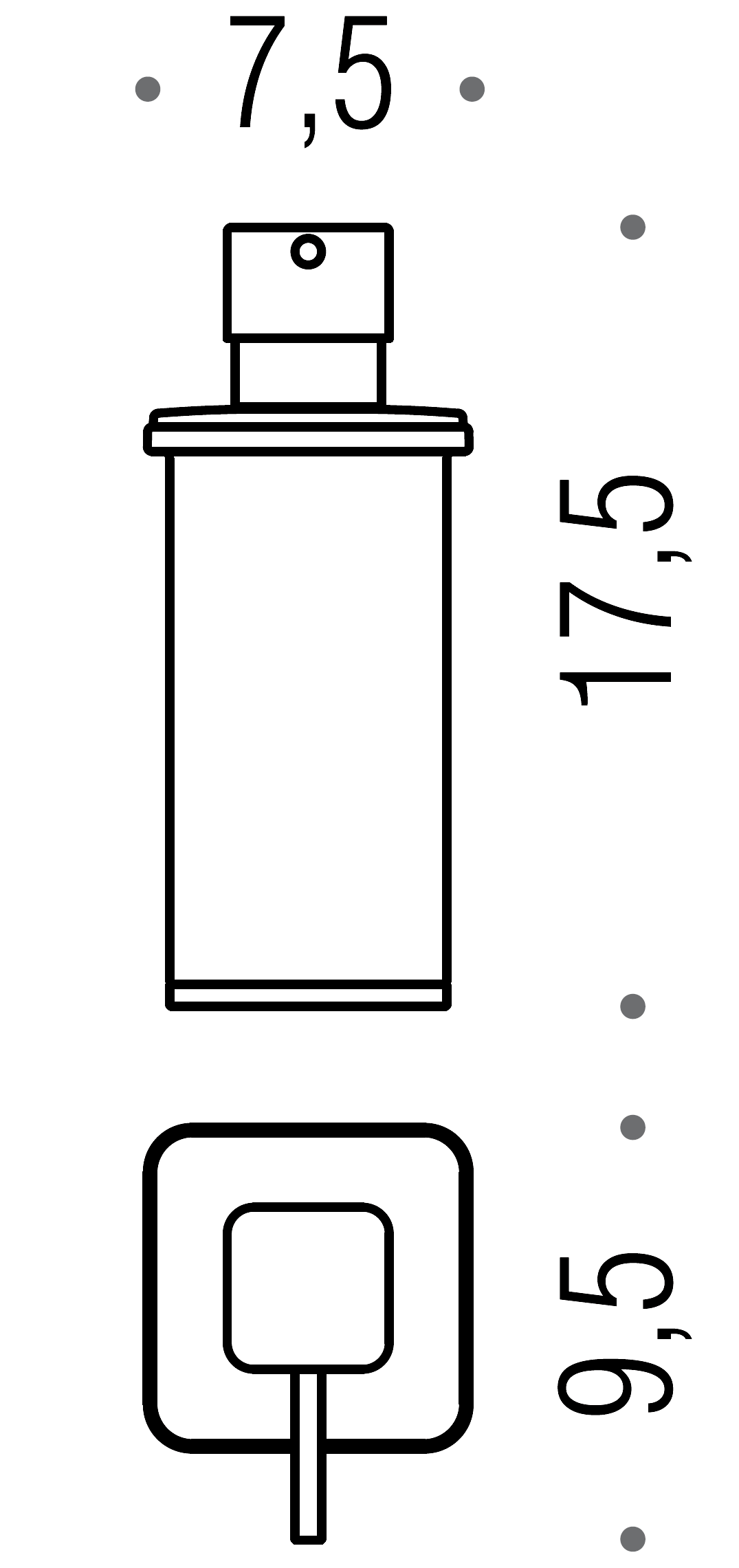 Colombo lulu B9322 Диспенсер для жидкого мыла настольный (хром)
