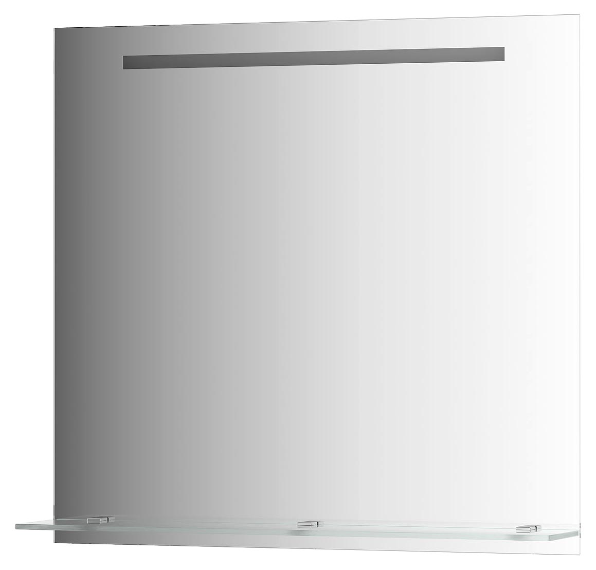 Evoform Ledline-S BY2156 Зеркало 800x750 с полочкой и LED-светильником
