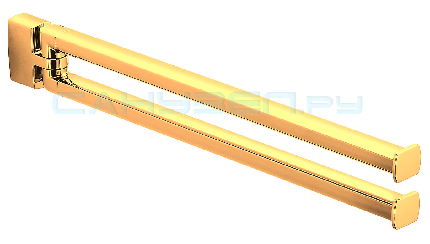 Colombo lulu B6212 HPS Полотенцедержатель двойной поворотный (золото)