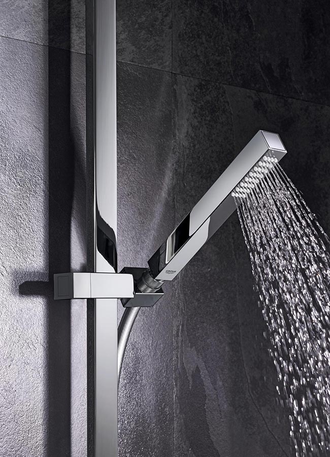 Grohe Euphoria Cube 26087 000 Душевая система с термостатом (верхний душ 210x210 мм)