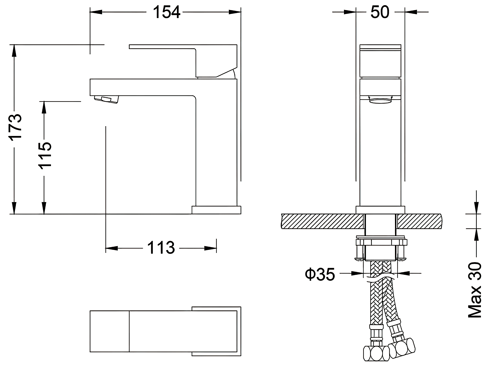 Timo Selene 2061/00F Смеситель для раковины (хром)