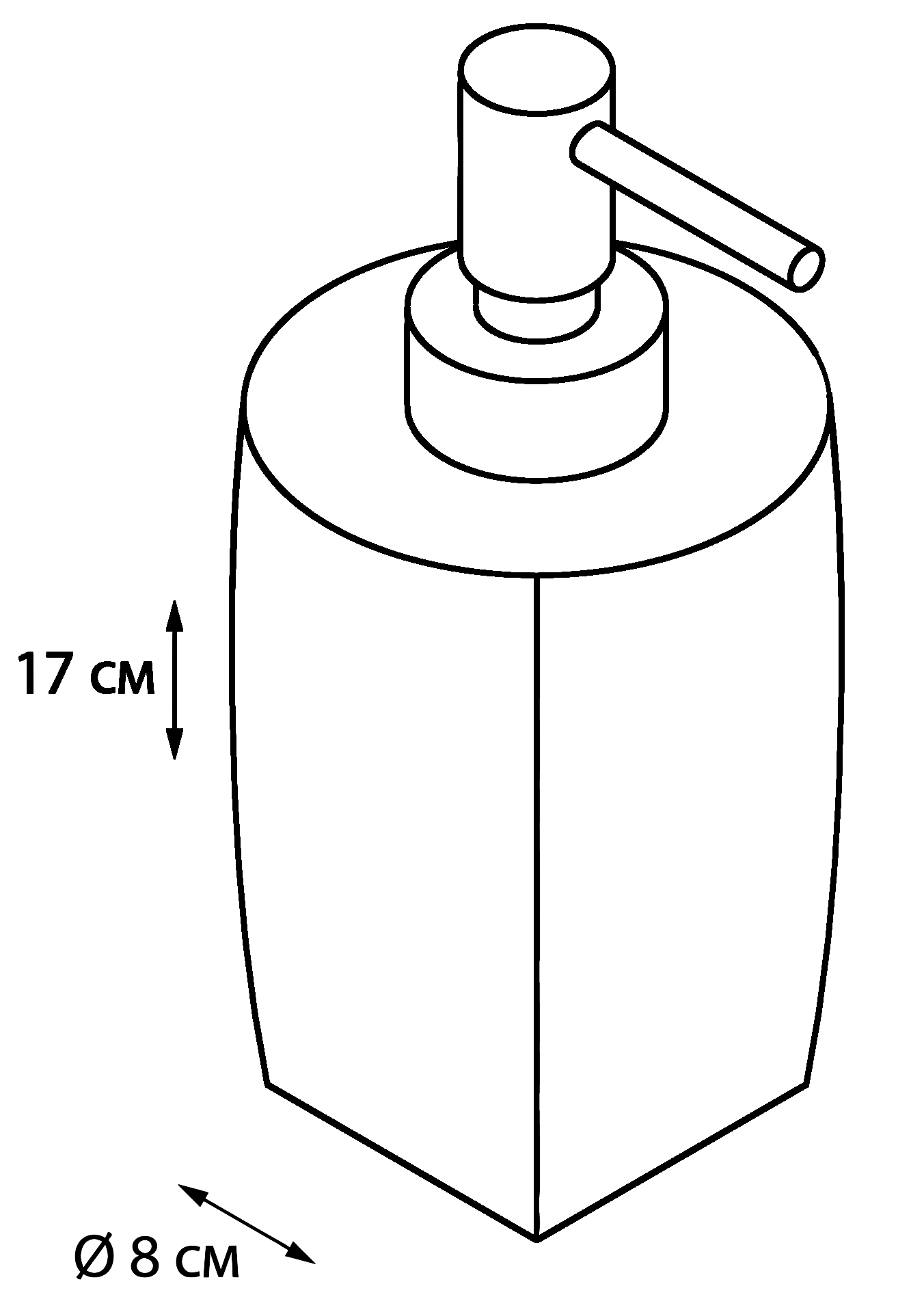 Fixsen Balk FX-270-1 Диспенсер для жидкого мыла настольный