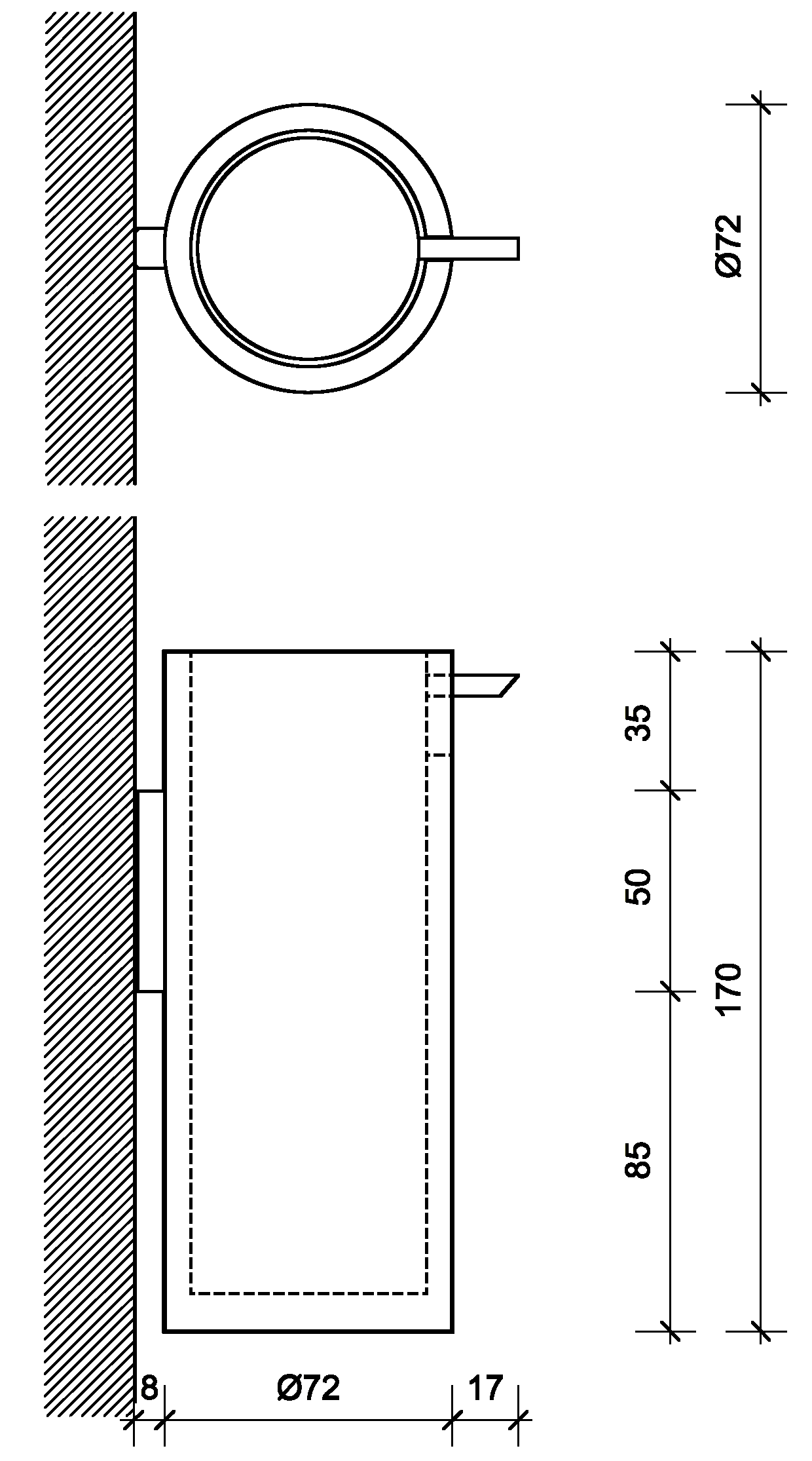 Decor Walther Stone WSP 0972254 Диспенсер жидкого мыла настенный (белый/хром)