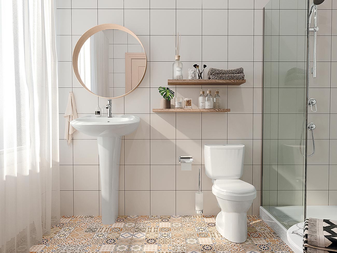 Santek Бриз 55 1.WH11.0.460 Раковина 552x451