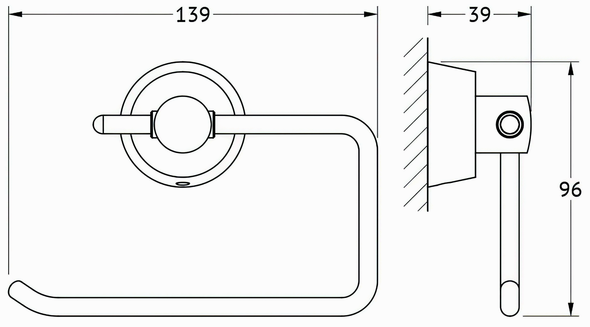 FBS Vizovice VIZ056 Держатель туалетной бумаги