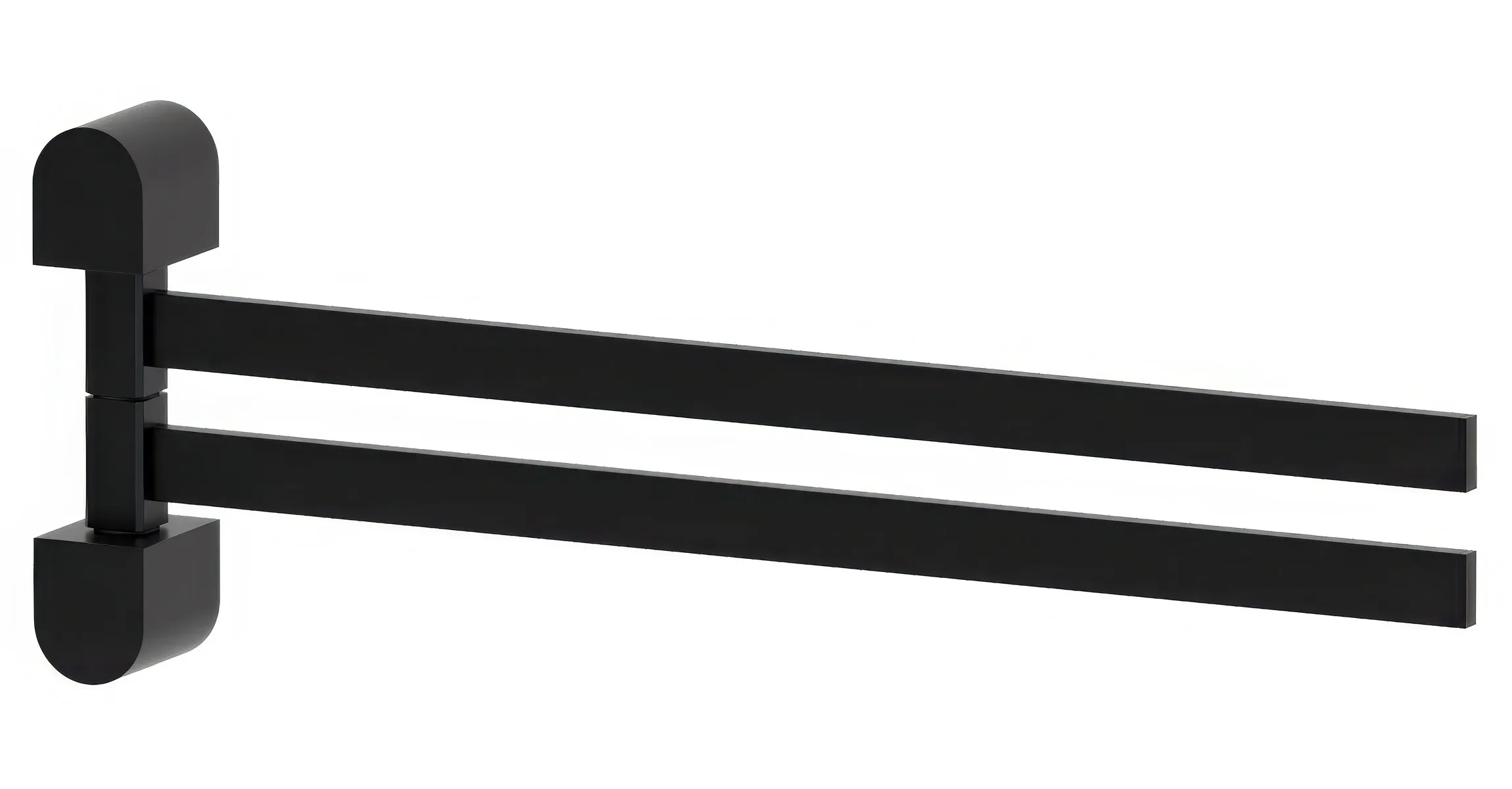 ArtWelle Schwarz 7731 Полотенцедержатель двойной поворотный (чёрный)