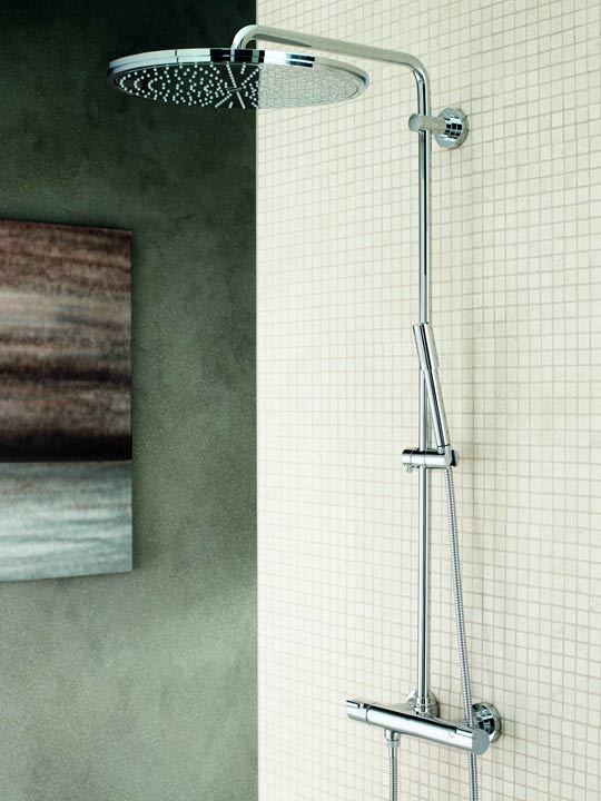 Grohe RainShower 27174 001 Душевая система с термостатом (верхний душ Ø400 мм)