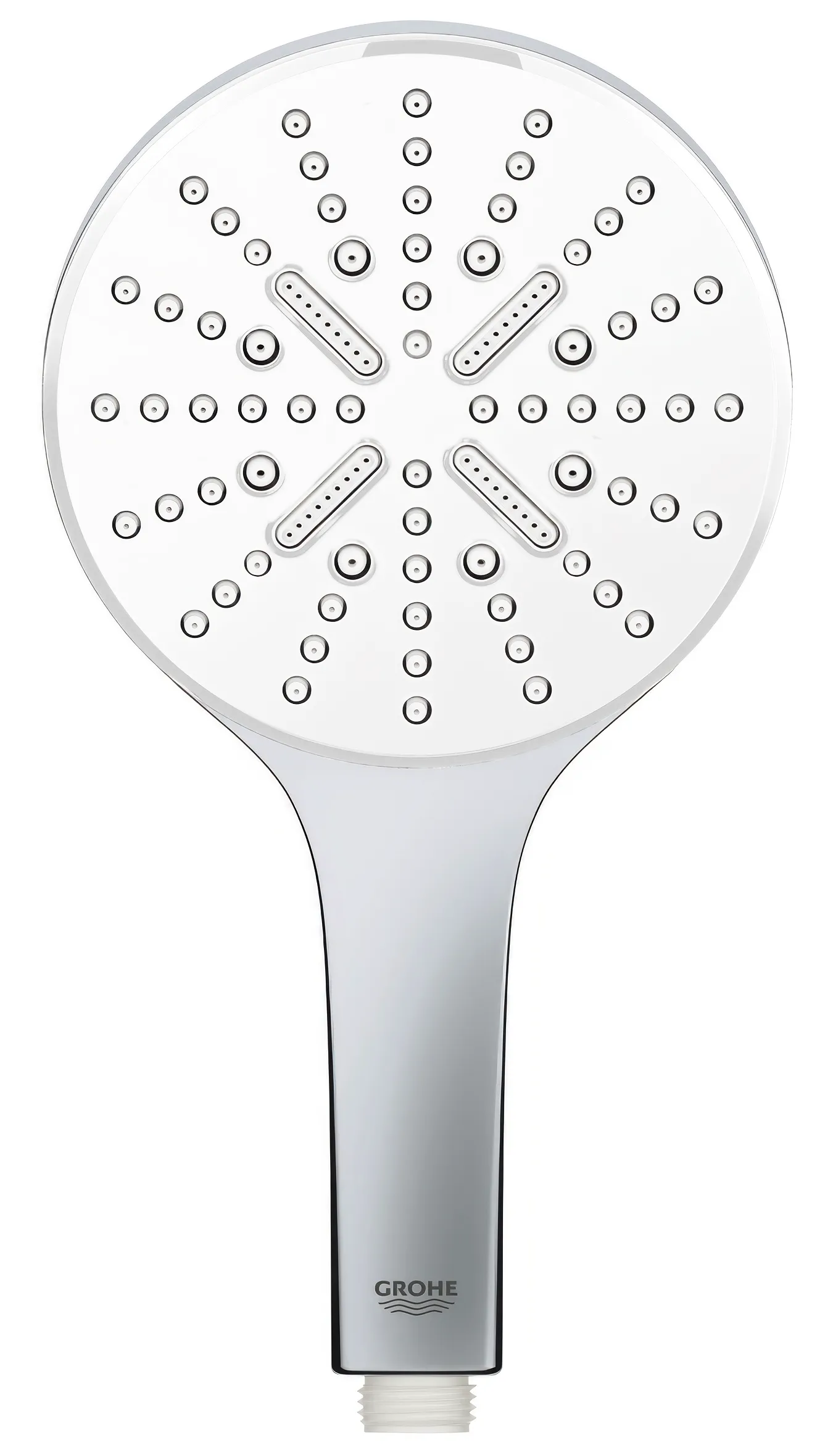 Grohe Rainshower SmartActive 26574 LS0 Ручной душ Ø130 мм 8.5 л/мин 3 режима (хром/белый)