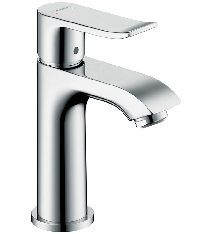 Hansgrohe Metris 31088 000  Смеситель для раковины с донным клапаном (ComfortZone 100)