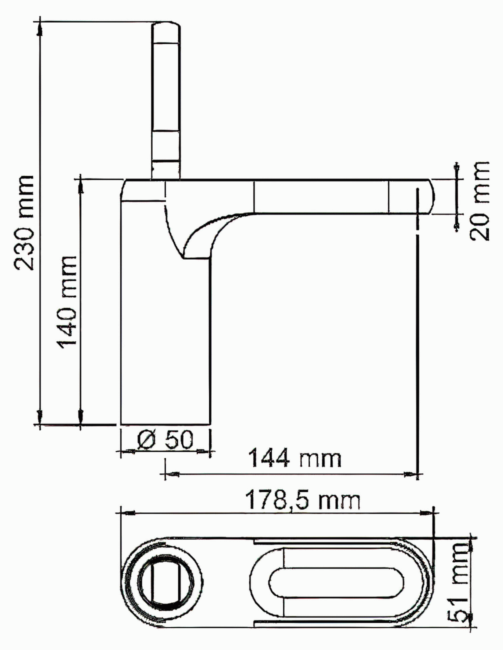 WasserKraft Kammel 1803 Смеситель для раковины