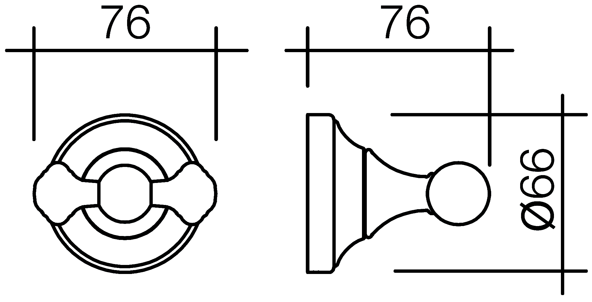 Schein Saine 7053002 Крючок двойной