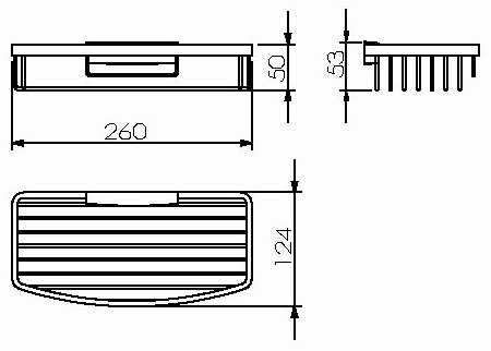 Langberger 72260  Мыльница-решётка двойная