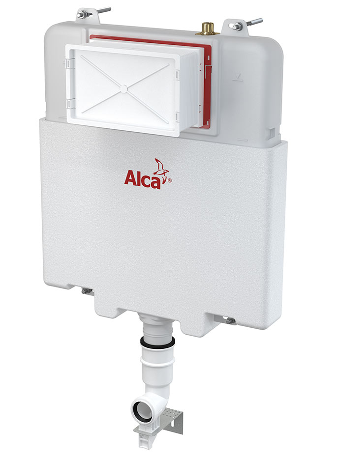 Alcaplast AM1112 Basicmodul Slim Встроенный бачок для унитаза (84 мм)