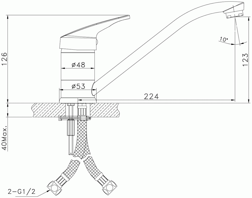 Lemark Expert LM5071S Смеситель для кухни