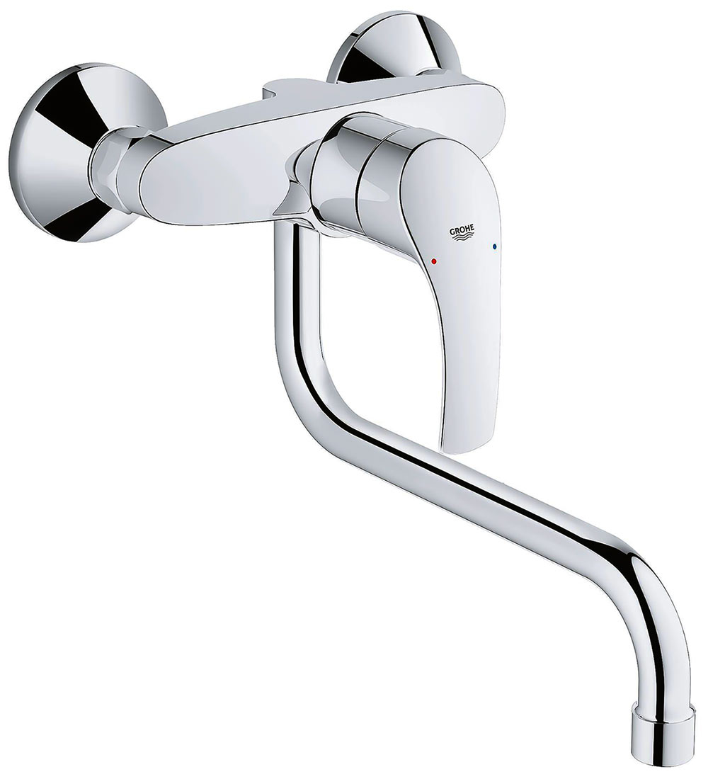 Grohe Eurosmart 32224 002 Смеситель кухонный настенный (излив 240 мм)