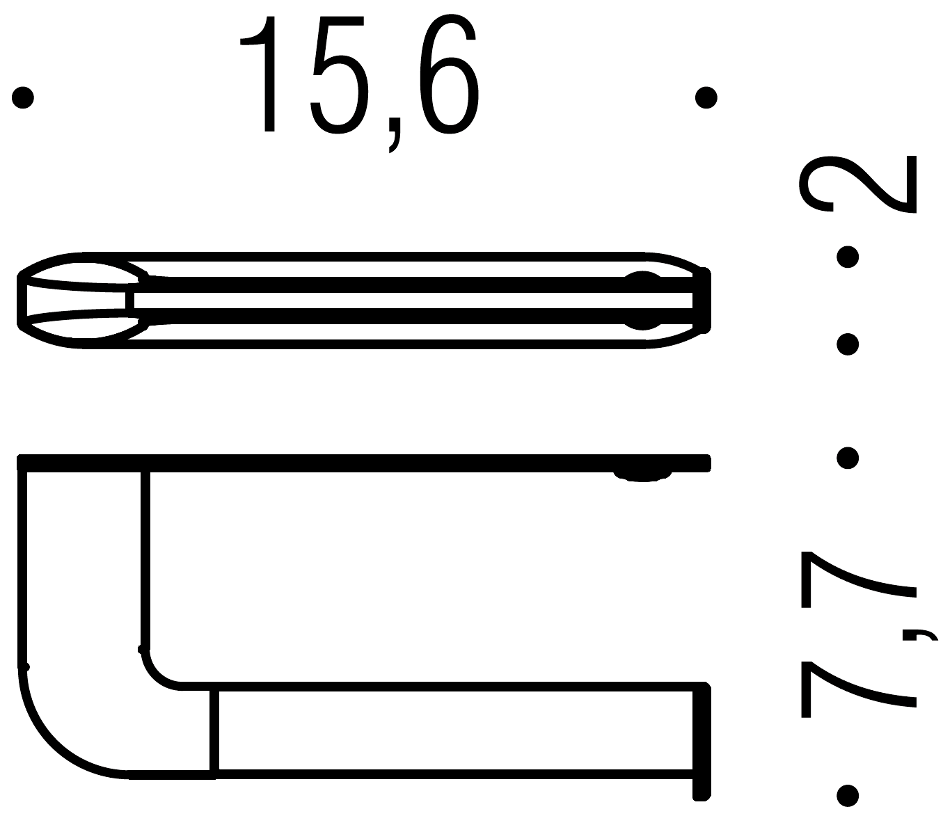 Colombo Trenta B3008NM Держатель туалетной бумаги (чёрный)