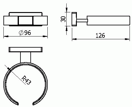 Langberger Alster 10991A Держатель фена