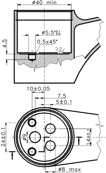 Mofem 436-0009-00 Картридж Ø40 мм высокий (Kerox)