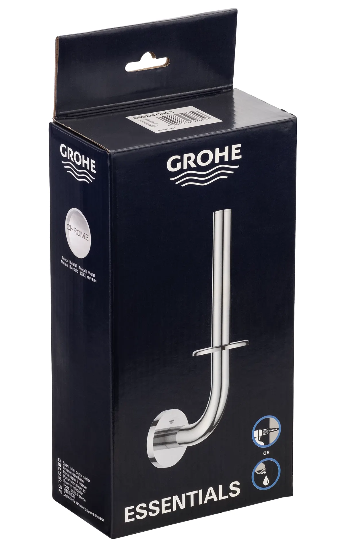 Grohe Essentials 40385 001 Держатель запасного рулона бумаги