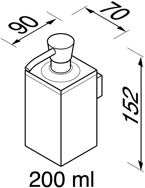 Geesa Modern Art 3516-02  Дозатор для жидкого мыла