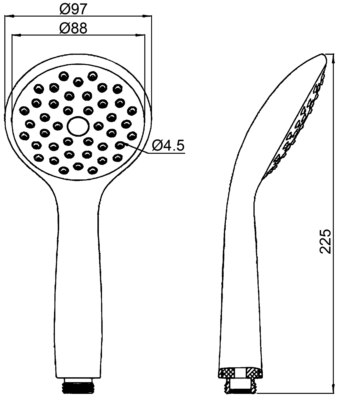 Mofem Bridge 175-0004-00 Ручной душ (1 режим)